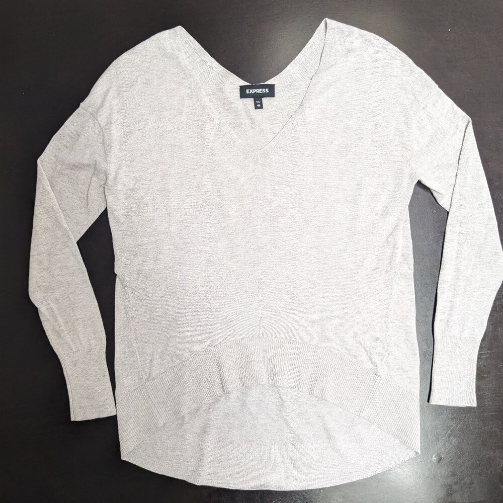 Express Long Sleeve Hi-Lo Sweater